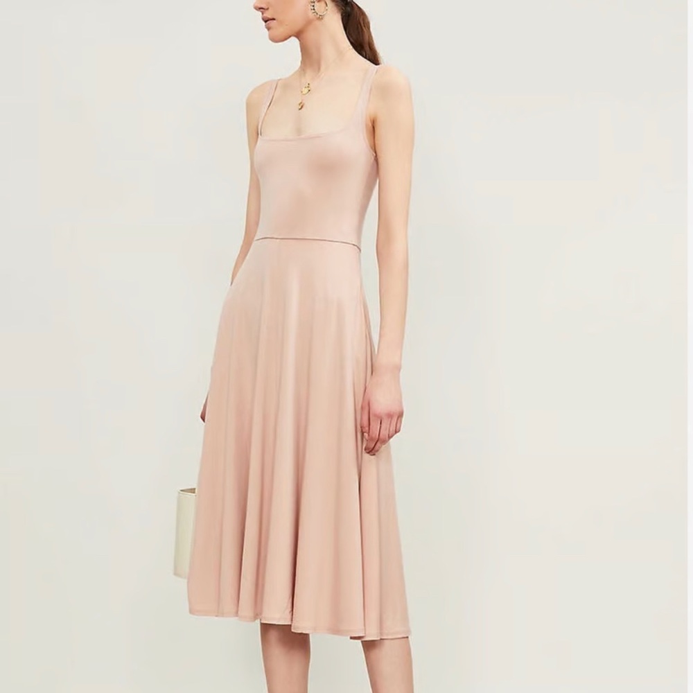 REFORMATION Mary Sleeveless Jersey Midi Dress